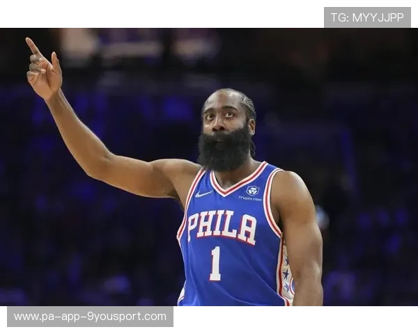 哈登外线稳稳命中远投，76人再度扩大差距